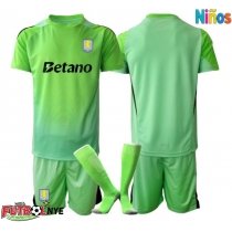 Camiseta Aston Villa Portero Visitante Equipación para niños 2025-26 manga corta (+ pantalones cortos)